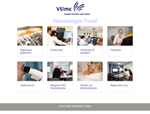 Tablet Screenshot of hematologie.nl
